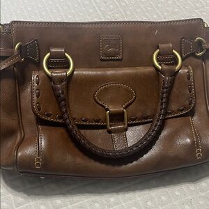 Dooney & Bourke Tan Leather Satchel